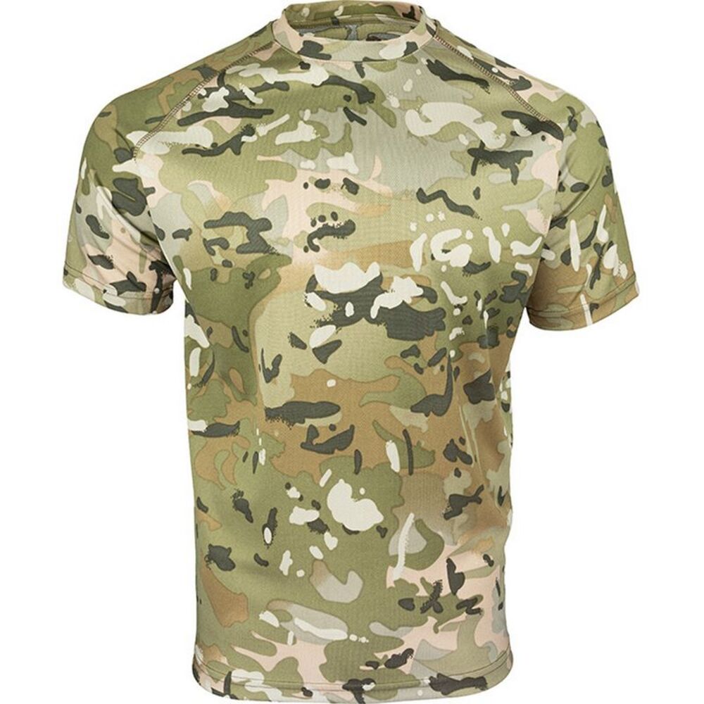 Viper Mens Tactical Camo Mesh T-Shirt / Camo Green
